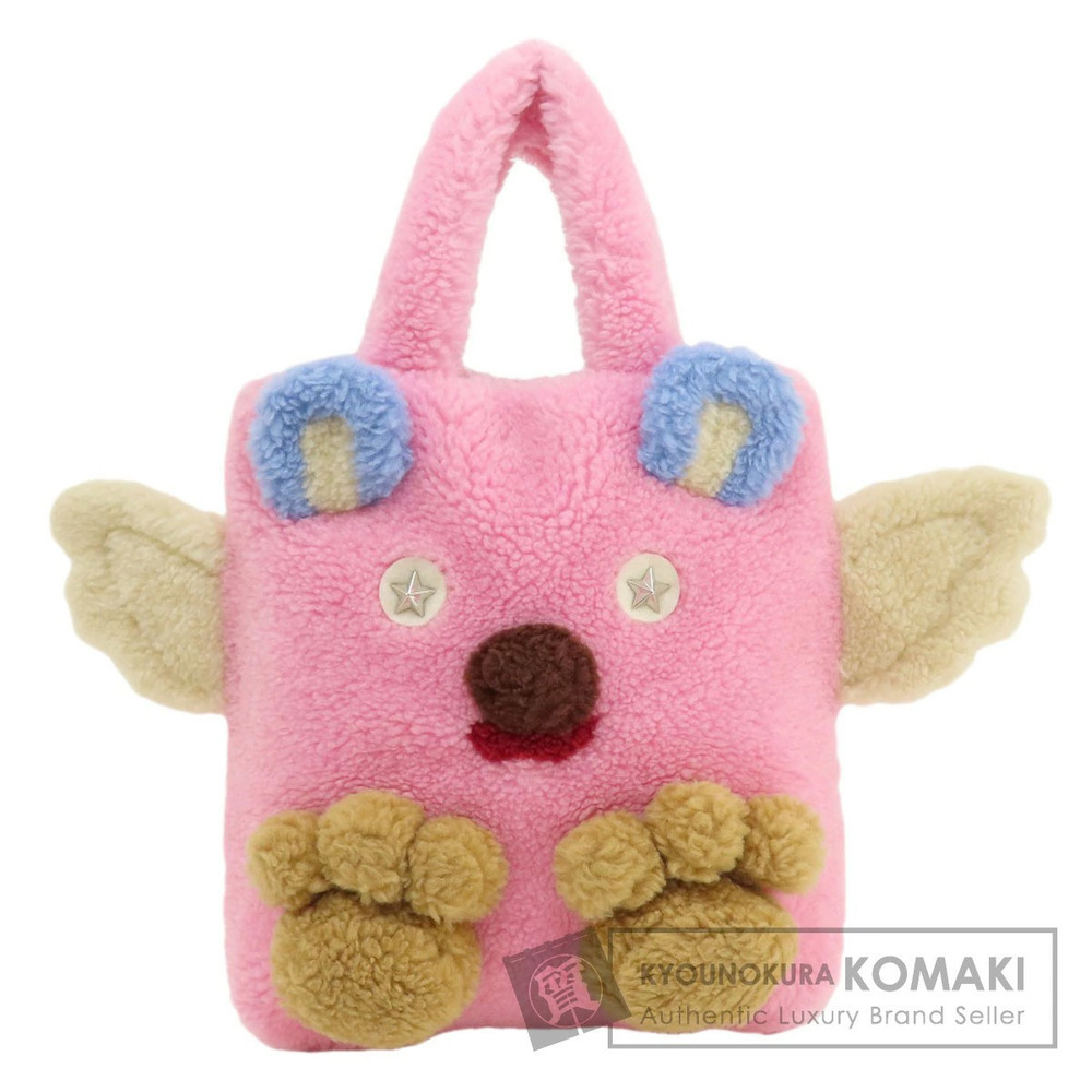 Gucci Tote Flying Bear Handbag Synthetic Fiber